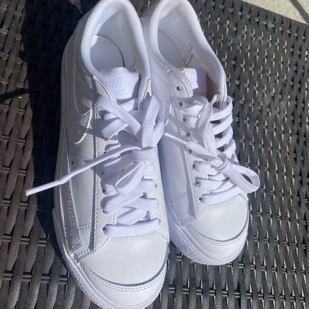 nike platform blazers